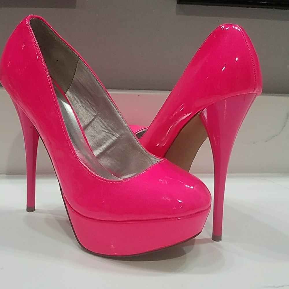 Neon Pink Heels